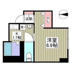 💙💙フリーレント1ヶ月付き😍敷礼０！《1K》草加市🐻草加駅から徒...