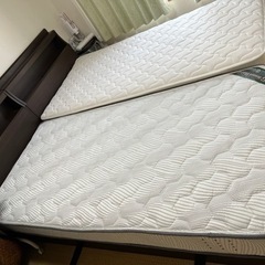 受け渡し者決定　シングルベッド×2 マットレス付き