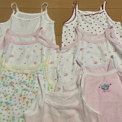 【サイズ90】ベビー 肌着 キャミソール型ロンパース 10枚セットの画像