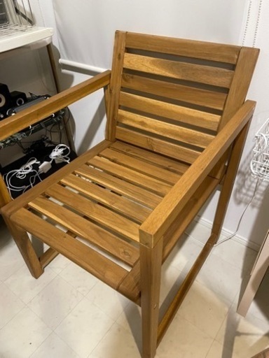 IKEA チェア テラス アウトドアNÄMMARÖ ネッマロー アームレスト付き