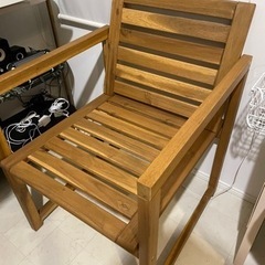 IKEA チェア テラス アウトドアNÄMMARÖ ネッマロー アームレスト