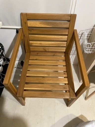 IKEA チェア テラス アウトドアNÄMMARÖ ネッマロー アームレスト付き