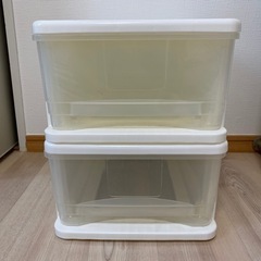 (取引停止中)プラスチックケース 収納ケース 衣装ケース 引出し収納
