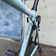 シマノ・クロスバイク　shimano sis equipped 　水色　7段変速　の画像