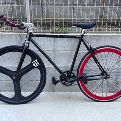 ピストバイク　ライダースカフェ　付属品付き