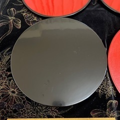 高級漆器　おぼん　3枚　一枚オマケの画像