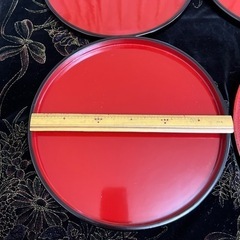 高級漆器　おぼん　3枚　一枚オマケの画像