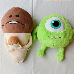 【バラ可】大きいぬいぐるみ なめこ マイク