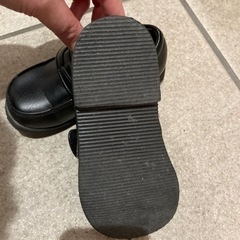 男の子　シューズ　ローファー　15cm ブラックの画像