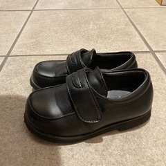 男の子　シューズ　ローファー　15cm ブラックの画像