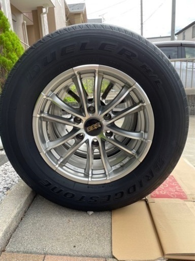BBS中古17インチ265/65R/17豊田クルーザーから外した物2本セット