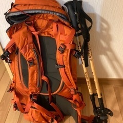 リュック&登山ストックの画像