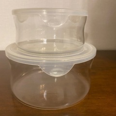Iwaki パック　レンジ　2個　耐熱ガラスの画像