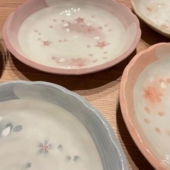 未使用◎宇野千代◎花ごろもカレー皿セットの画像
