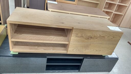 ★ジモティ割あり★ 日本家具産業 テレビ台 ライトブラウン H40×D40×W120 クリーニング済み TJ2096