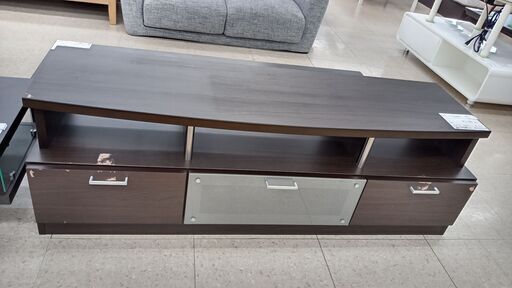 ★ジモティ割あり★  テレビ台 ダークブラウン H47×D45.5×W150 クリーニング済み TJ2097