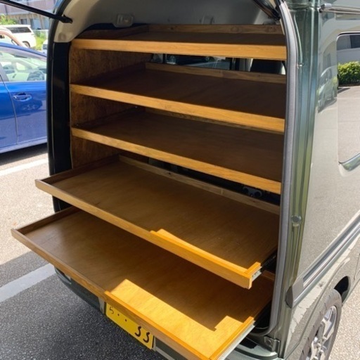 エブリィ DA17V 移動販売 キッチンカー 棚のみ※他サイトで売れました