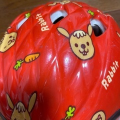 OGK 自転車用ヘルメット　子供　赤の画像