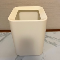 袋が見えないゴミ箱 ホワイト