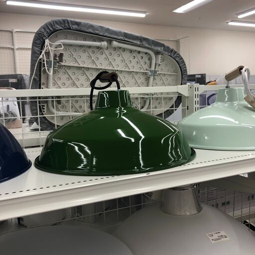 ★ジモティ割あり★  ペンダントライト　グリーン系    動作確認／クリーニング済み SJ3500