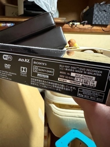 SONYのBluRayレコーダー❣4K❣
