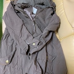 お話し中　薄手のコート　茶色です。Ｌサイズレディース