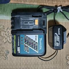 マキタ  純正 急速充電器 DC18RC&バッテリー1個 中古品 美品