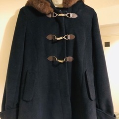 紺色ダッフルコート　パターンフィオナ