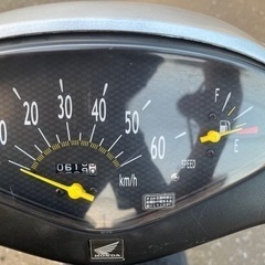 ホンダ　ディオ　dio AF62 アイドリング安定　実働　古河市 4スト　50cc 原付き　スクーター　書類付き　エンジン始動動画有りの画像