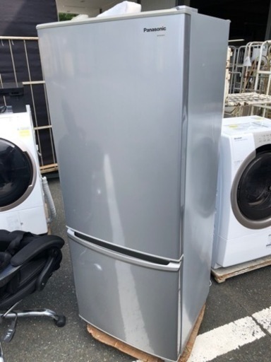 北九州市内配送無料　保証付き　パナソニック Panasonic NR-B265B-S [ノンフロン冷蔵庫 (262L・右開き） 2ドア