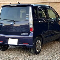 スバル　ステラ　カスタムR　走行距離13万キロ　車検1年以上　プッシュスタート　アイドリングストップの画像