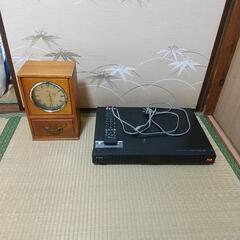 【無料】ブルーレイレコーダー難アリ、置時計セット【0円】
