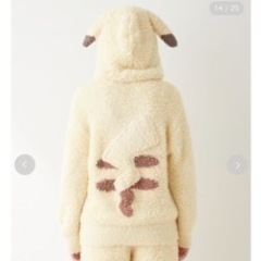 ジェラピケ × ポケモン ピカチュウ パーカー&ショートパンツセット