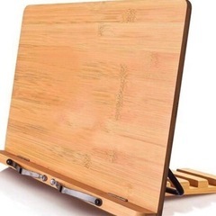 竹製ブックスタンド「約２８cmX２１cm」