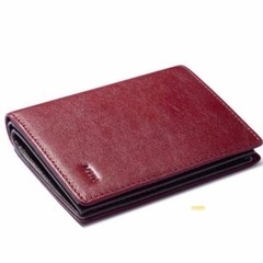 ACLUO 財布 メンズ 国産レザー 二つ折り財布 コンパクト ...