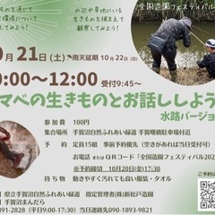 ヌマべの生きものとお話ししよう～水路バージョン～