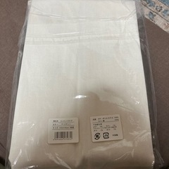 ナチュラル風　綿カーテンの画像