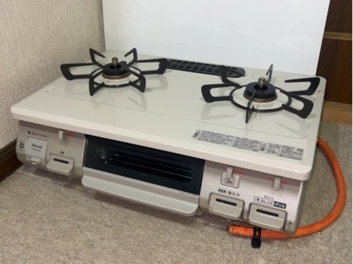 Rinnai リンナイ LPガス ガスコンロ 2020年製 プッシュボタン式 RT64JH7S2-CR