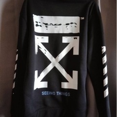 off-white【ﾒﾝｽﾞ＆ﾚﾃﾞｨｰｽ】ﾊﾟｰｶｰ2枚ｾｯﾄ【新品】の画像