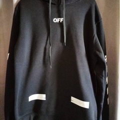 off-white【ﾒﾝｽﾞ＆ﾚﾃﾞｨｰｽ】ﾊﾟｰｶｰ2枚ｾｯﾄ【新品】の画像