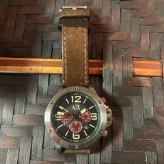 ✨アルマーニエクスチェンジ✨ゴツめの時計(動作品)の画像