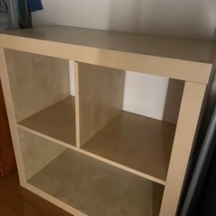 【取引中】収納棚2段　ボックスケース　タンスの画像
