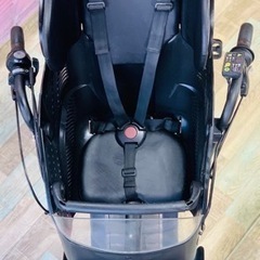 ❸5549子供乗せ電動アシスト自転車ブリヂストン20インチ良好バッテリーの画像