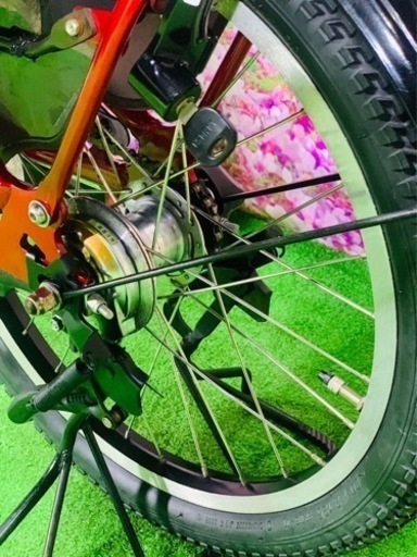 ❹5672子供乗せ電動アシスト自転車YAMAHA 20インチ良好バッテリー