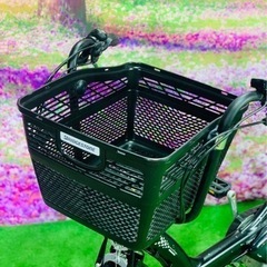❶5699子供乗せ電動アシスト自転車20インチ良好バッテリーの画像