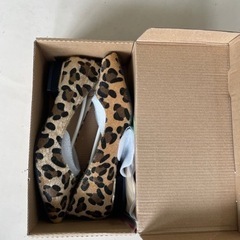 【未使用品】豹柄　パンプス24センチの画像