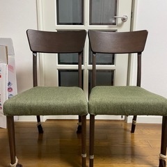 ダイニングチェア2脚