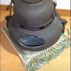 値下げしました！火鉢と茶瓶のセットです。