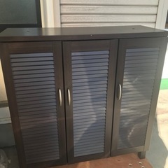 【決まりました】☆下駄箱　ブラウン　木製