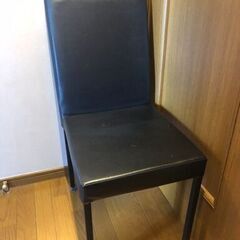 【価格交渉OK】黒のダイニングチェア★おしゃれ★3脚セットの画像
